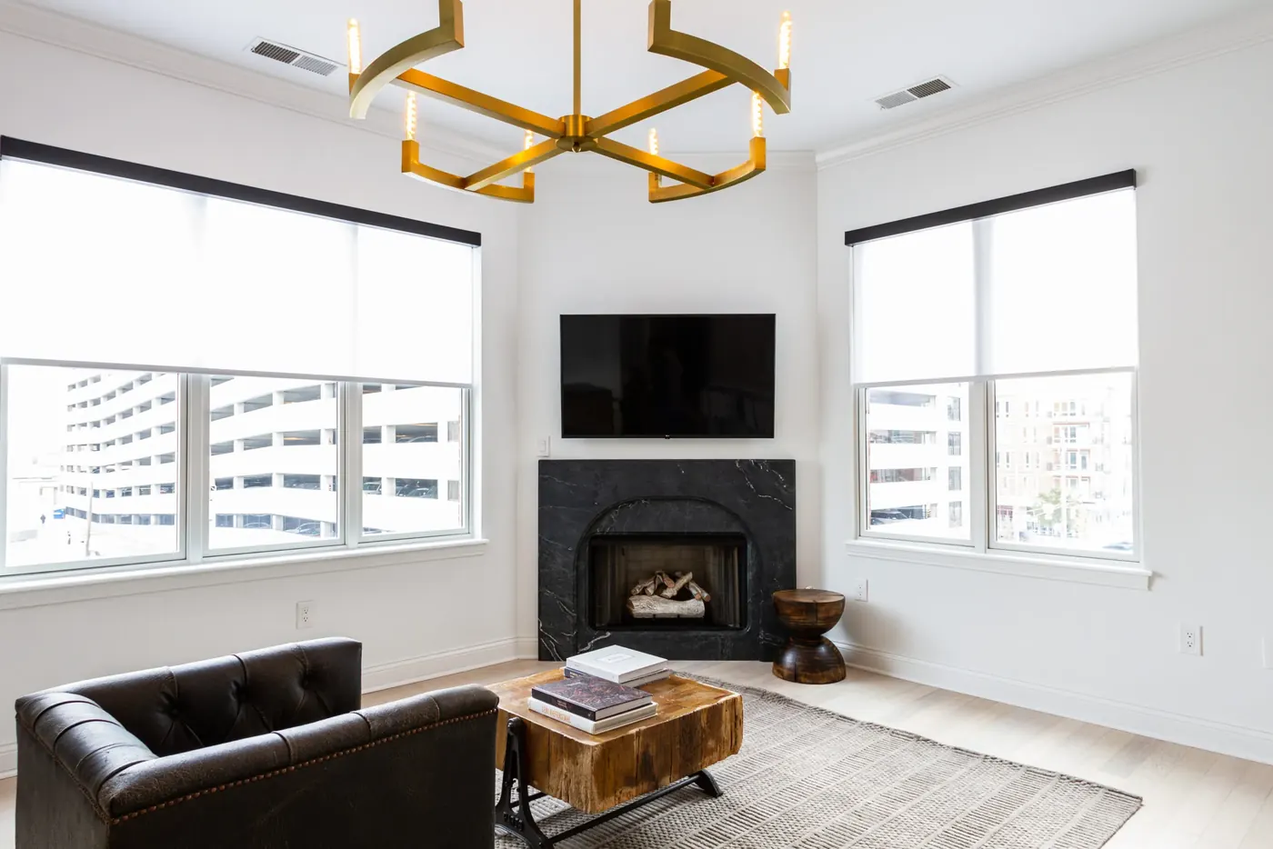 Custom shades measured and installed in Greenwood